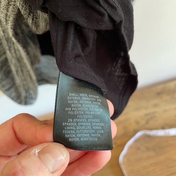 Maeve short sleeve V neck sweater dress black and white Size XS petite - Picture 7 of 7